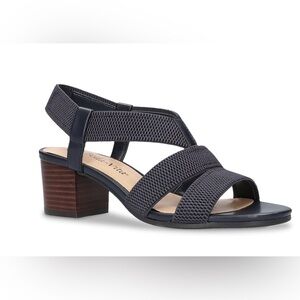 Bella Vita Block Heels - Size 8 Navy
